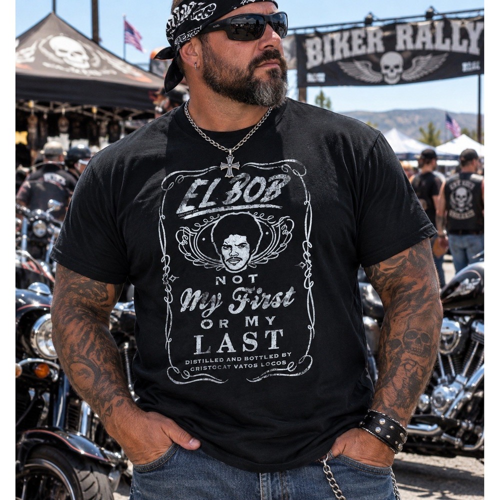 La Bamba El Bob Cerveza Fria By Cristocat Movie Black Jack whiskey T-Shirt 2XL